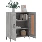 vidaXL Ντουλάπι Γκρι Sonoma 69,5 x 34 x 90 εκ. από Επεξεργασμένο Ξύλο