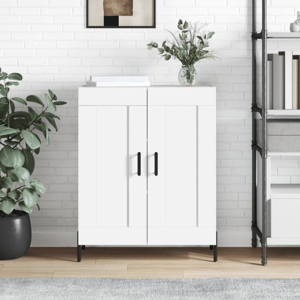 vidaXL Ντουλάπι Λευκό 69,5 x 34 x 90 εκ. από Επεξεργασμένο Ξύλο