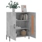 vidaXL Ντουλάπι Γκρι Σκυροδέματος 69,5x34x90 εκ. Επεξεργασμένο Ξύλο