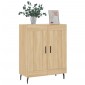 vidaXL Ντουλάπι Sonoma Δρυς 69,5 x 34 x 90 εκ. από Επεξεργασμένο Ξύλο