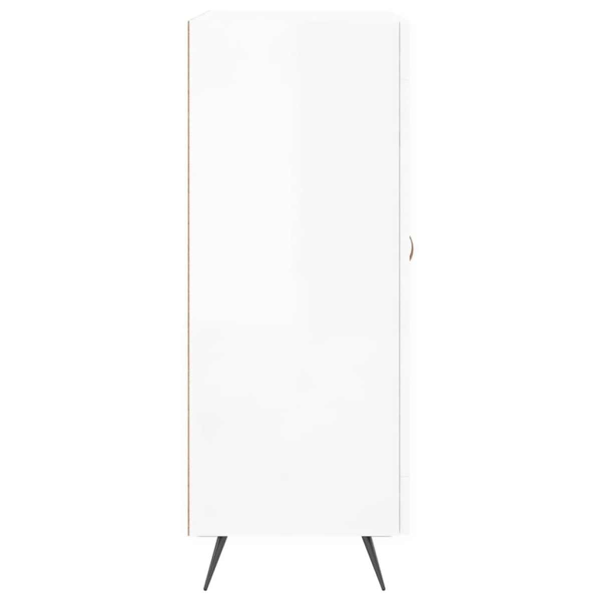 vidaXL Ντουλάπι Γυαλιστερό Λευκό 69,5x34x90 εκ. Επεξεργασμένο Ξύλο
