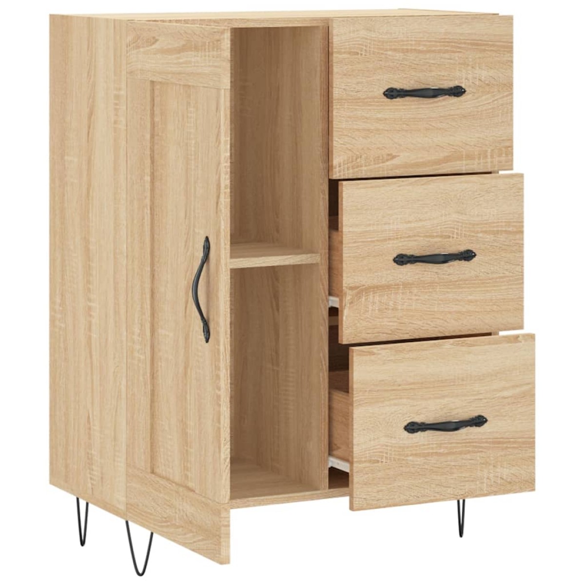 vidaXL Ντουλάπι Sonoma Δρυς 69,5 x 34 x 90 εκ. από Επεξεργασμένο Ξύλο