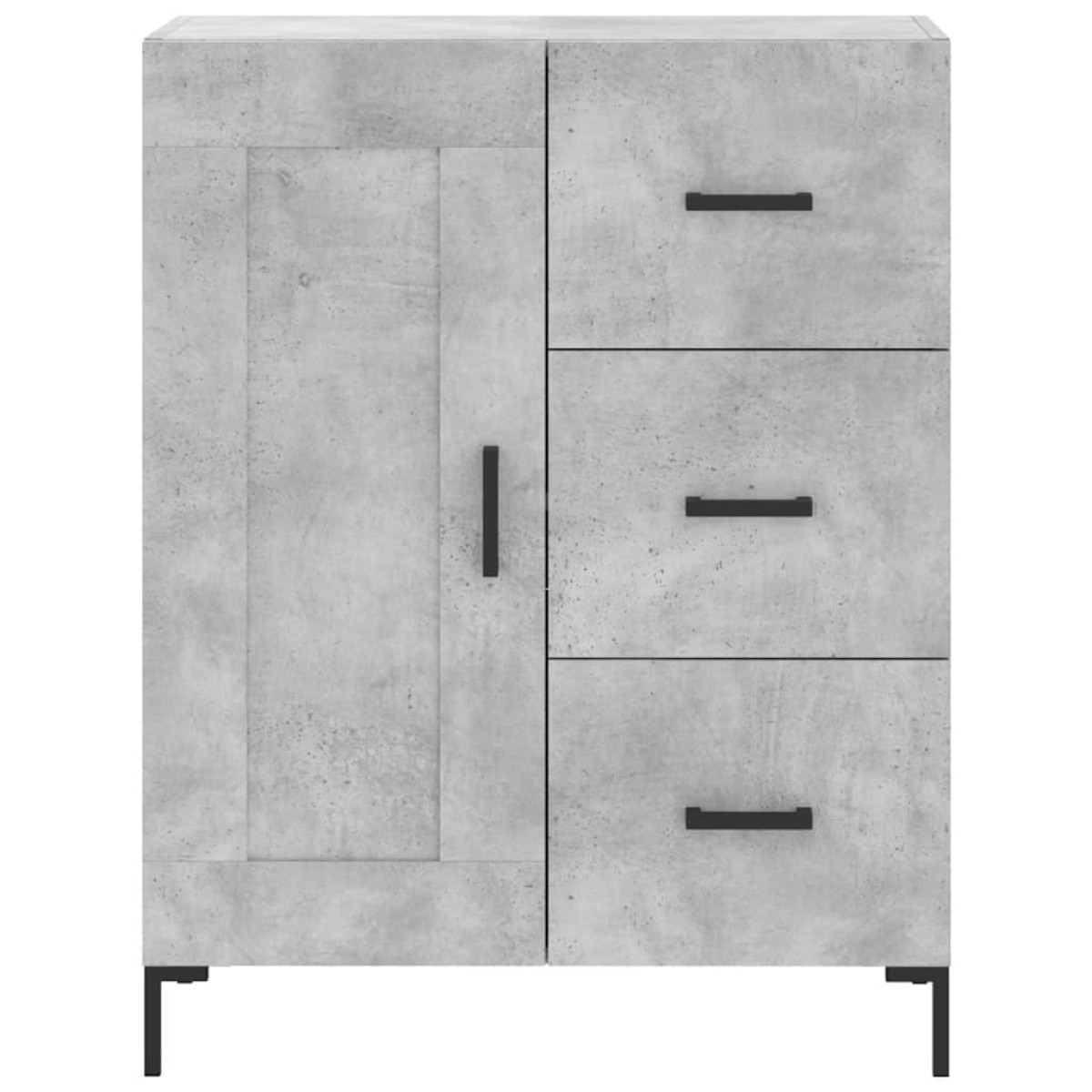 vidaXL Ντουλάπι Γκρι Σκυροδέματος 69,5x34x90 εκ. Επεξεργασμένο Ξύλο