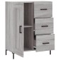 vidaXL Ντουλάπι Γκρι Sonoma 69,5 x 34 x 90 εκ. από Επεξεργασμένο Ξύλο