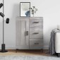 vidaXL Ντουλάπι Γκρι Sonoma 69,5 x 34 x 90 εκ. από Επεξεργασμένο Ξύλο