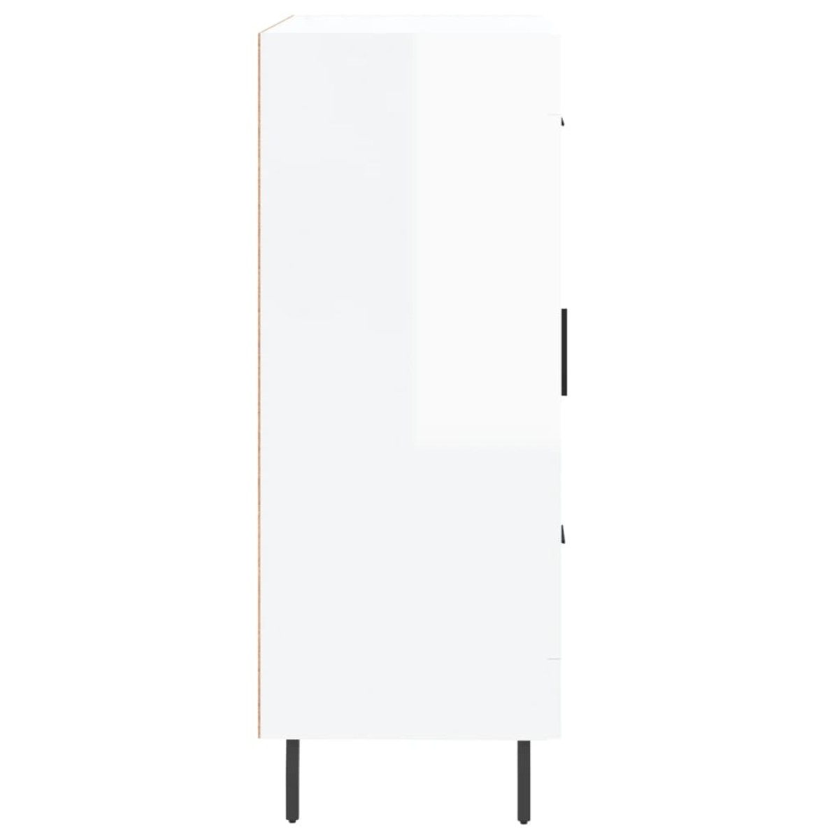 vidaXL Ντουλάπι Γυαλιστερό Λευκό 69,5x34x90 εκ. Επεξεργασμένο Ξύλο