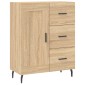 vidaXL Ντουλάπι Sonoma Δρυς 69,5 x 34 x 90 εκ. από Επεξεργασμένο Ξύλο