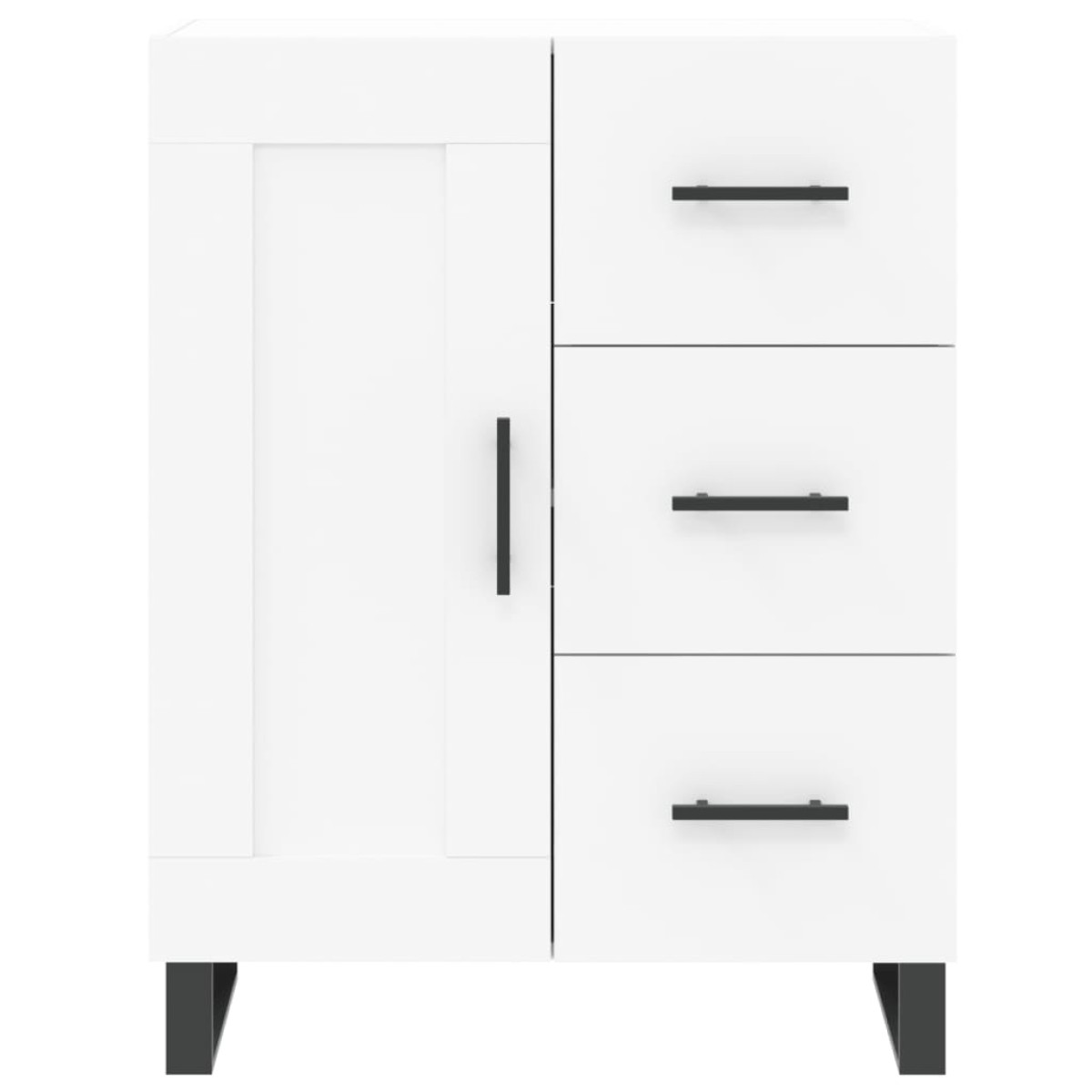 vidaXL Ντουλάπι Λευκό 69,5 x 34 x 90 εκ. από Επεξεργασμένο Ξύλο