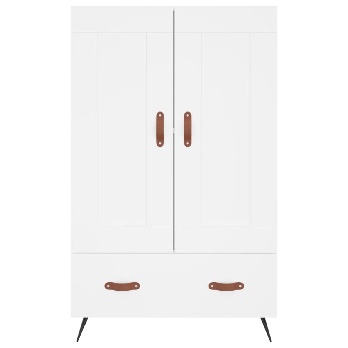 vidaXL Ντουλάπα Λευκή 69,5 x 31 x 115 εκ. από Επεξεργασμένο Ξύλο
