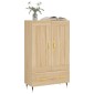 vidaXL Ντουλάπα Sonoma Δρυς 69,5 x 31 x 115 εκ. από Επεξεργασμένο Ξύλο
