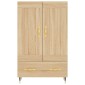 vidaXL Ντουλάπα Sonoma Δρυς 69,5 x 31 x 115 εκ. από Επεξεργασμένο Ξύλο