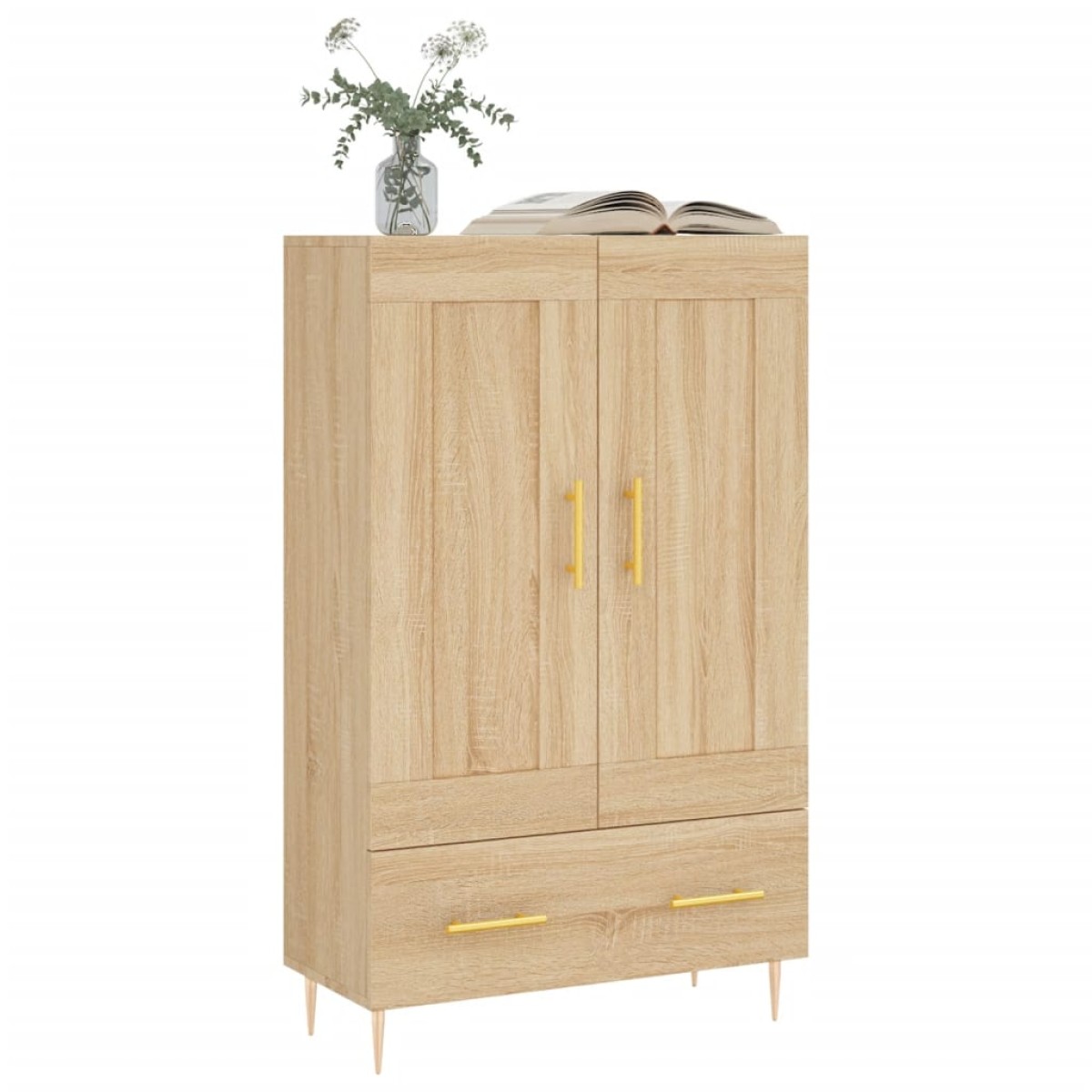 vidaXL Ντουλάπα Sonoma Δρυς 69,5 x 31 x 115 εκ. από Επεξεργασμένο Ξύλο