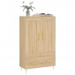 vidaXL Ντουλάπα Sonoma Δρυς 69,5 x 31 x 115 εκ. από Επεξεργασμένο Ξύλο