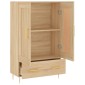 vidaXL Ντουλάπα Sonoma Δρυς 69,5 x 31 x 115 εκ. από Επεξεργασμένο Ξύλο