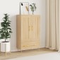 vidaXL Ντουλάπα Sonoma Δρυς 69,5 x 31 x 115 εκ. από Επεξεργασμένο Ξύλο