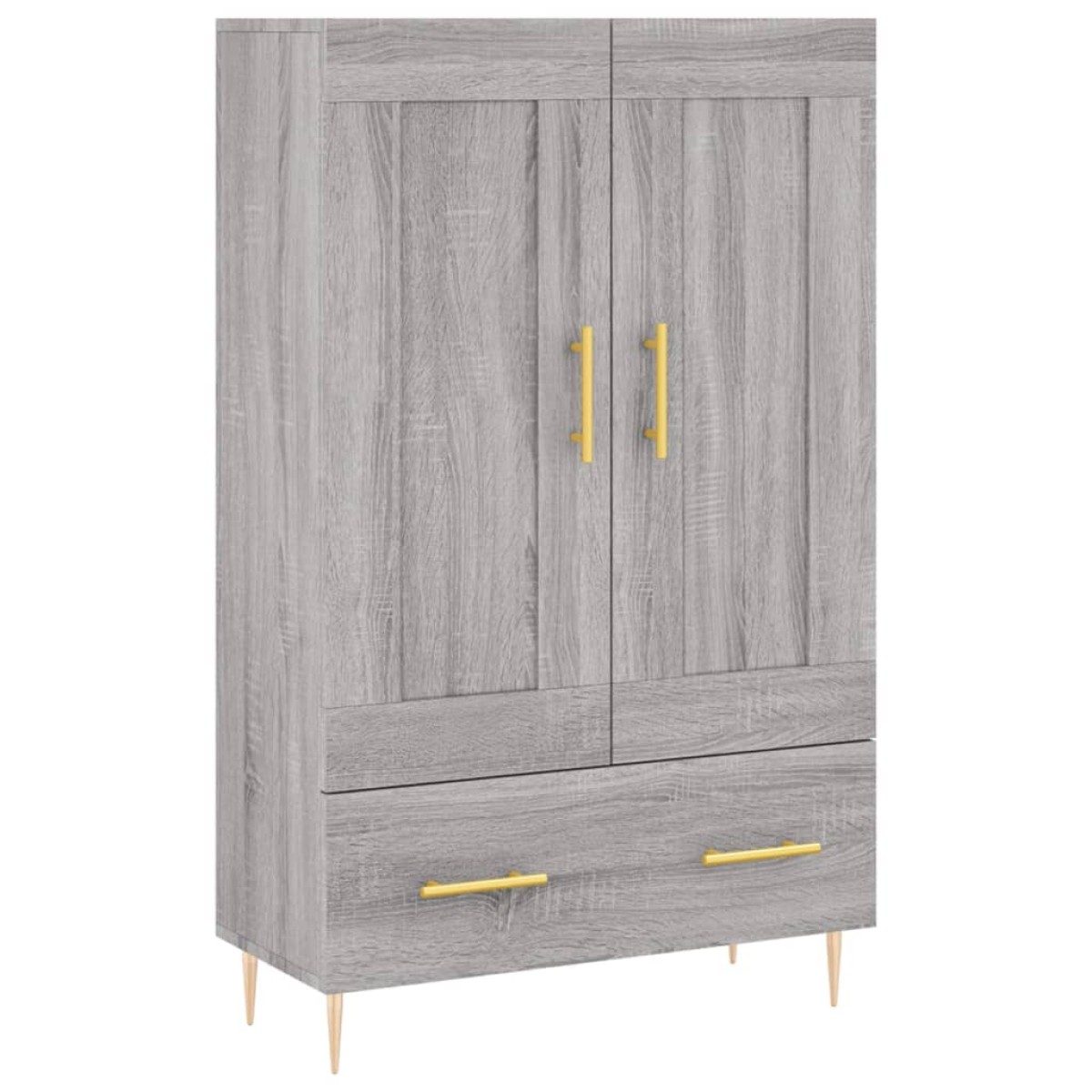 vidaXL Ντουλάπα Γκρι Sonoma 69,5 x 31 x 115 εκ. από Επεξεργασμένο Ξύλο