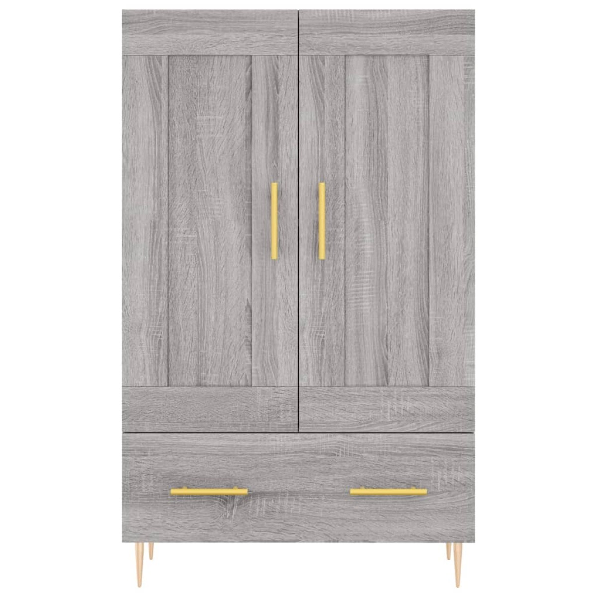 vidaXL Ντουλάπα Γκρι Sonoma 69,5 x 31 x 115 εκ. από Επεξεργασμένο Ξύλο