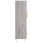 vidaXL Ντουλάπα Γκρι Sonoma 69,5 x 31 x 115 εκ. από Επεξεργασμένο Ξύλο