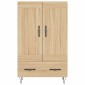 vidaXL Ντουλάπα Sonoma Δρυς 69,5 x 31 x 115 εκ. από Επεξεργασμένο Ξύλο