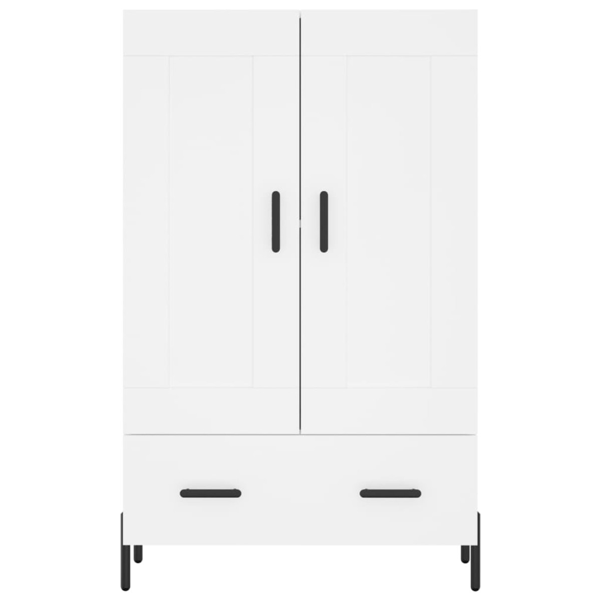 vidaXL Ντουλάπα Λευκή 69,5 x 31 x 115 εκ. από Επεξεργασμένο Ξύλο