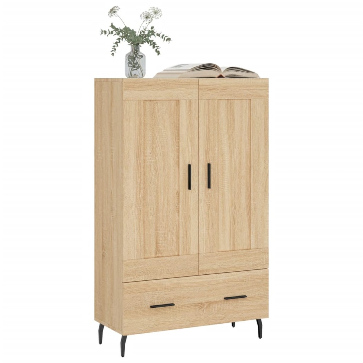 vidaXL Ντουλάπα Sonoma Δρυς 69,5 x 31 x 115 εκ. από Επεξεργασμένο Ξύλο