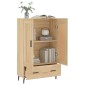 vidaXL Ντουλάπα Sonoma Δρυς 69,5 x 31 x 115 εκ. από Επεξεργασμένο Ξύλο
