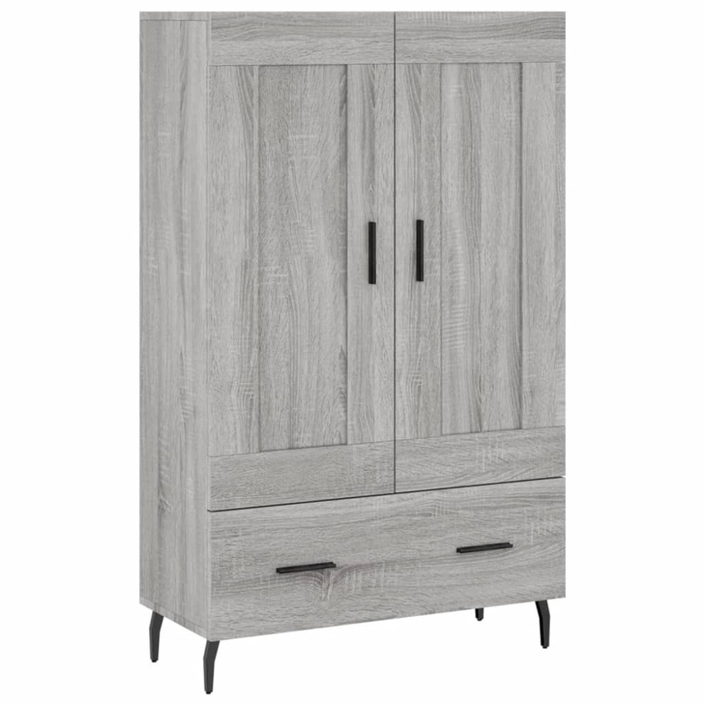 vidaXL Ντουλάπα Γκρι Sonoma 69,5 x 31 x 115 εκ. από Επεξεργασμένο Ξύλο
