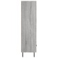 vidaXL Ντουλάπα Γκρι Sonoma 69,5 x 31 x 115 εκ. από Επεξεργασμένο Ξύλο