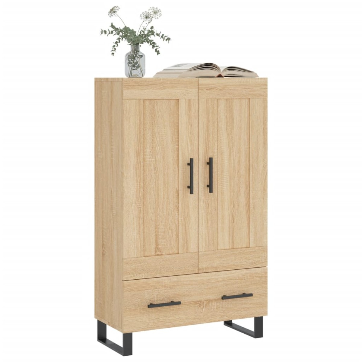 vidaXL Ντουλάπα Sonoma Δρυς 69,5 x 31 x 115 εκ. από Επεξεργασμένο Ξύλο
