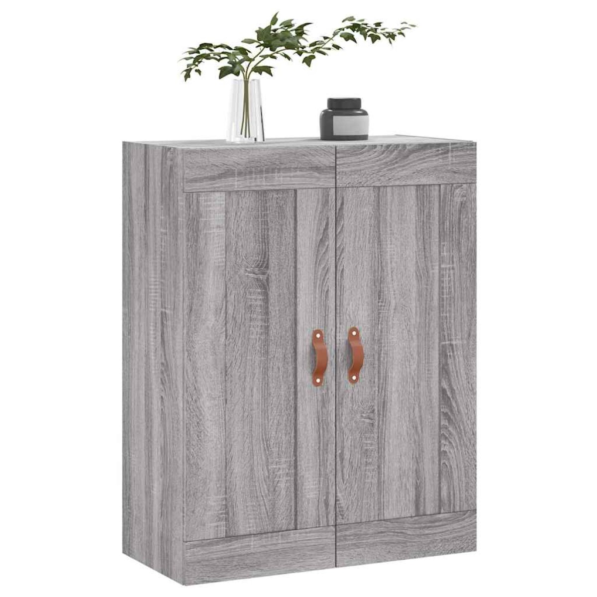 vidaXL Ντουλάπι Επιτοίχιο Γκρι Sonoma 69,5 x 34 x 90 εκ. Επεξεργ. Ξύλο