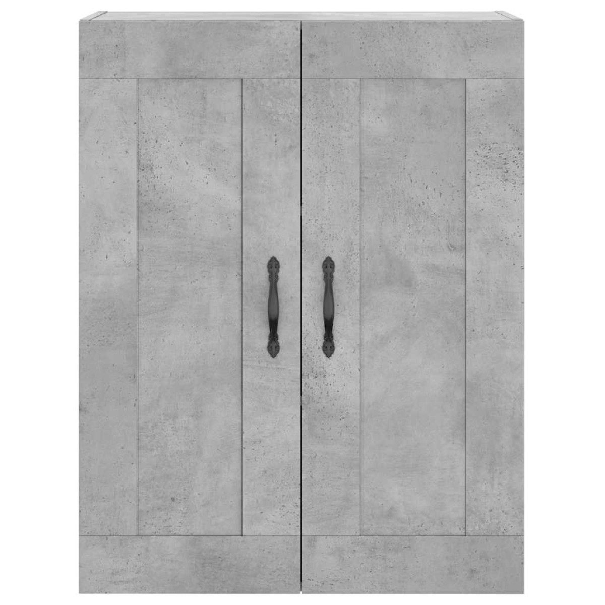 vidaXL Ντουλάπι Επιτοίχιο Γκρι Σκυροδεμ. 69,5x34x90 εκ. Επεξεργ. Ξύλο