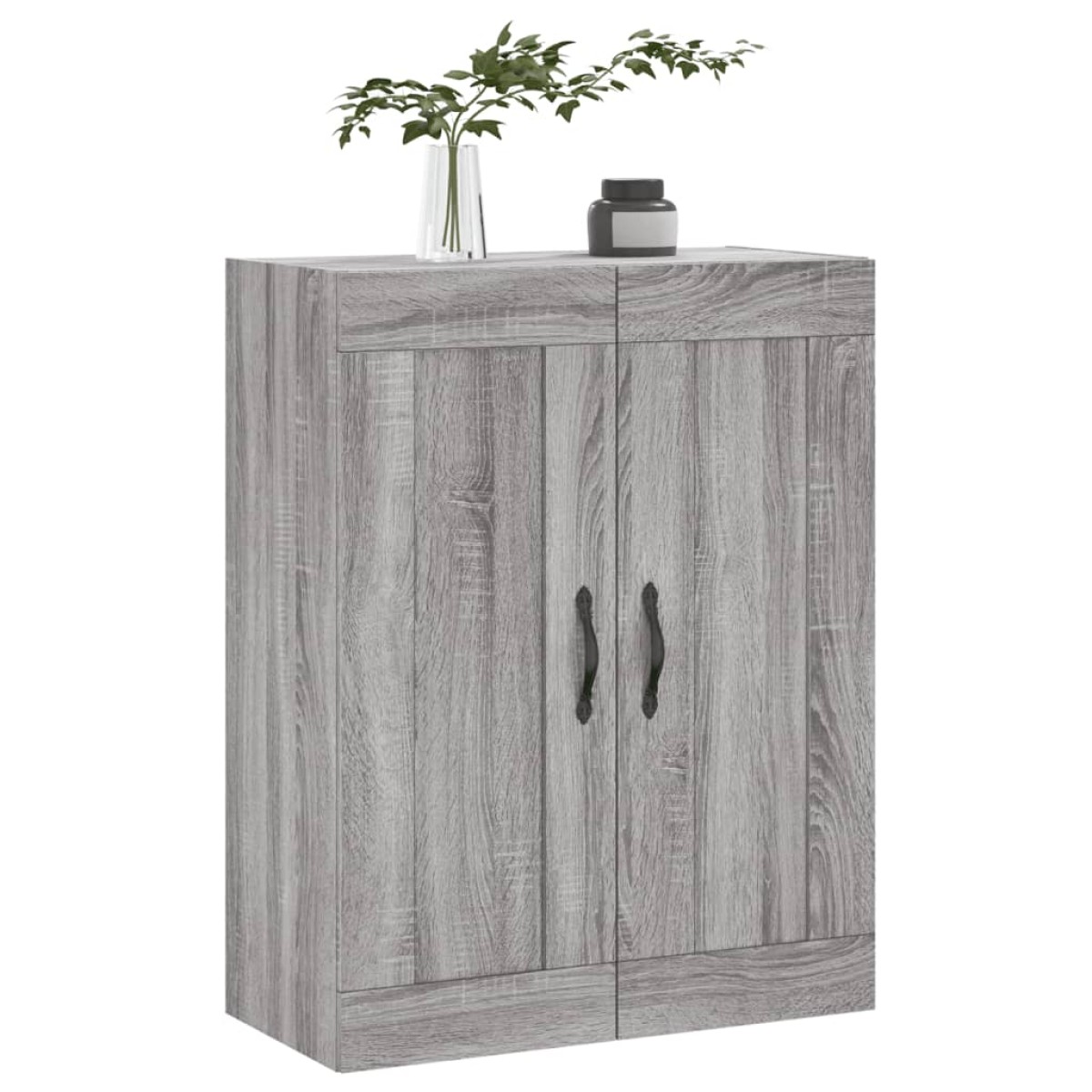 vidaXL Ντουλάπι Επιτοίχιο Γκρι Sonoma 69,5 x 34 x 90 εκ. Επεξεργ. Ξύλο