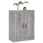 vidaXL Ντουλάπι Επιτοίχιο Γκρι Sonoma 69,5 x 34 x 90 εκ. Επεξεργ. Ξύλο
