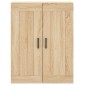 vidaXL Ντουλάπι Επιτοίχιο Sonoma Δρυς 69,5 x 34 x 90 εκ. Επεξεργ. Ξύλο