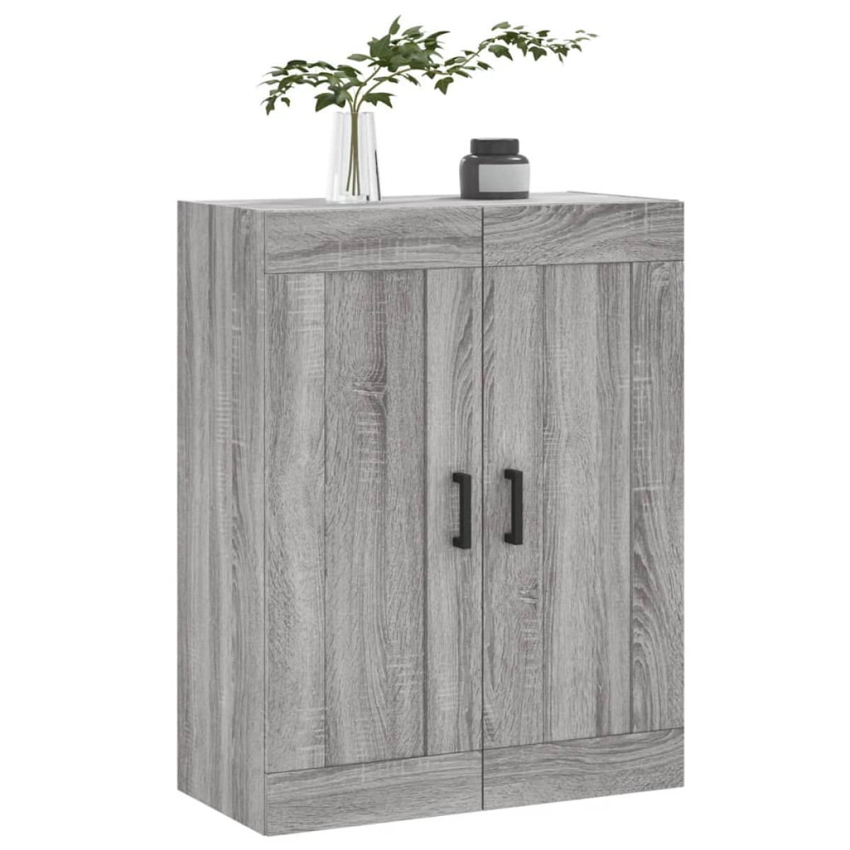 vidaXL Ντουλάπι Επιτοίχιο Γκρι Sonoma 69,5 x 34 x 90 εκ. Επεξεργ. Ξύλο