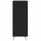 vidaXL Ντουλάπι Μαύρο 34,5 x 34 x 90 εκ. από Επεξεργασμένο Ξύλο