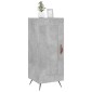 vidaXL Ντουλάπι Γκρι Σκυροδέματος 34,5x34x90 εκ. Επεξεργασμένο Ξύλο