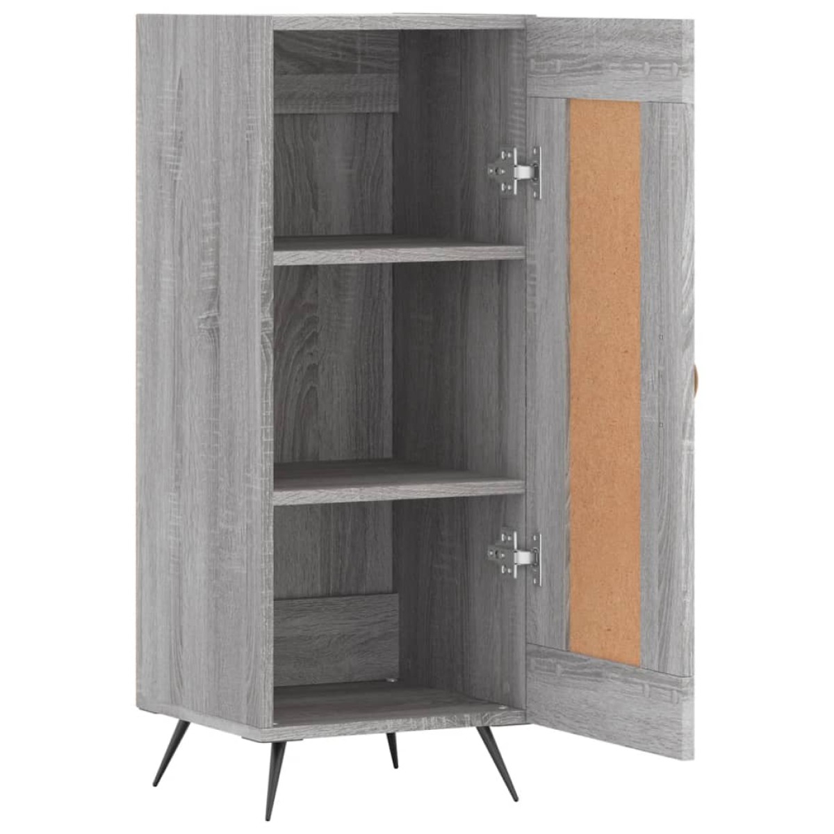 vidaXL Ντουλάπι Γκρι Sonoma 34,5x34x90 εκ. από Επεξεργασμένο Ξύλο
