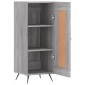 vidaXL Ντουλάπι Γκρι Sonoma 34,5x34x90 εκ. από Επεξεργασμένο Ξύλο