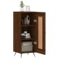 vidaXL Ντουλάπι Καφέ Δρυς 34,5 x 34 x 90 εκ. Επεξεργασμένο Ξύλο