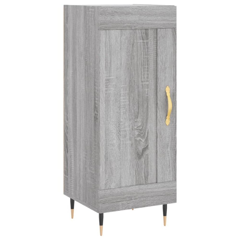 vidaXL Ντουλάπι Γκρι Sonoma 34,5x34x90 εκ. από Επεξεργασμένο Ξύλο