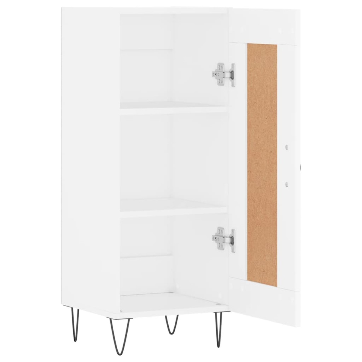 vidaXL Ντουλάπι Λευκό 34,5 x 34 x 90 εκ. από Επεξεργασμένο Ξύλο