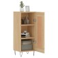 vidaXL Ντουλάπι Sonoma Δρυς 34,5x34x90 εκ. από Επεξεργασμένο Ξύλο