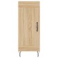 vidaXL Ντουλάπι Sonoma Δρυς 34,5x34x90 εκ. από Επεξεργασμένο Ξύλο