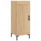 vidaXL Ντουλάπι Sonoma Δρυς 34,5x34x90 εκ. από Επεξεργασμένο Ξύλο