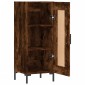 vidaXL Ντουλάπι Καπνιστή Δρυς 34,5 x 34 x 90 εκ. Επεξεργασμένο Ξύλο