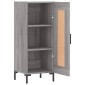 vidaXL Ντουλάπι Γκρι Sonoma 34,5x34x90 εκ. από Επεξεργασμένο Ξύλο