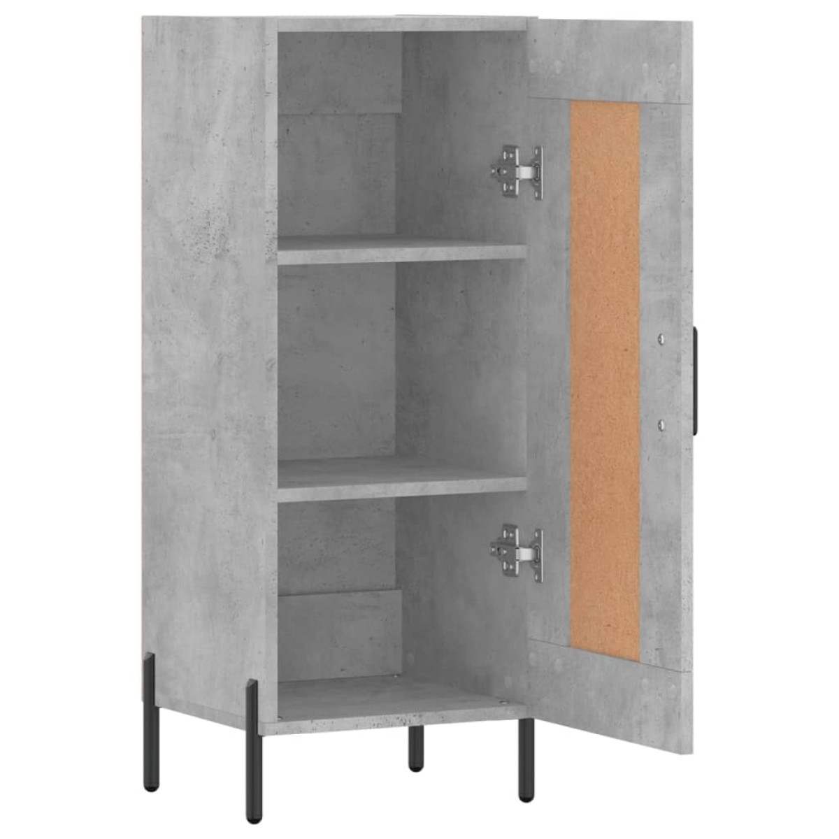 vidaXL Ντουλάπι Γκρι Σκυροδέματος 34,5x34x90 εκ. Επεξεργασμένο Ξύλο