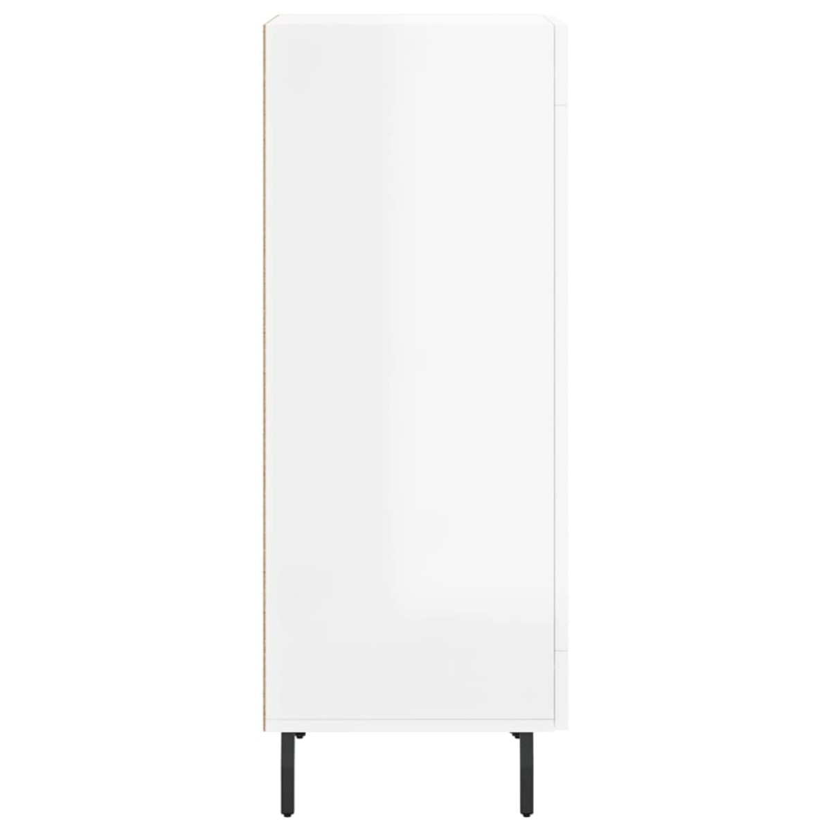vidaXL Ντουλάπι Γυαλιστερό Λευκό 34,5x34x90 εκ. Επεξεργασμένο Ξύλο