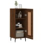 vidaXL Ντουλάπι Καφέ Δρυς 34,5 x 34 x 90 εκ. Επεξεργασμένο Ξύλο